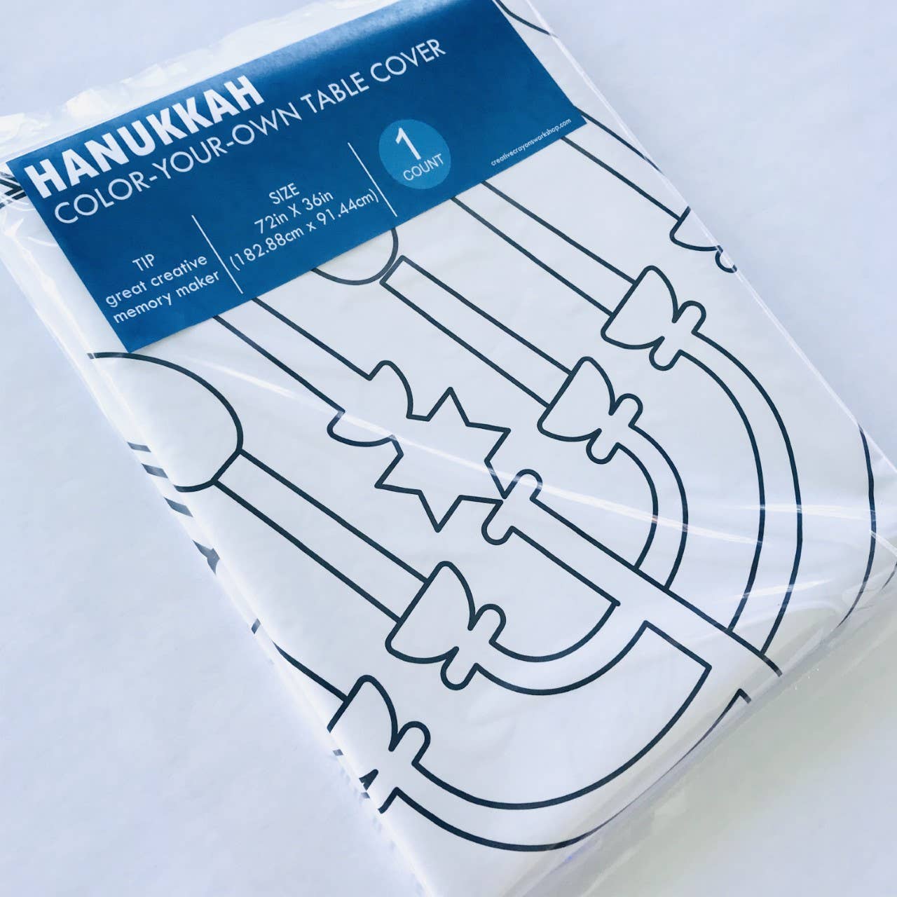 Hanukkah Coloring Tablecloth