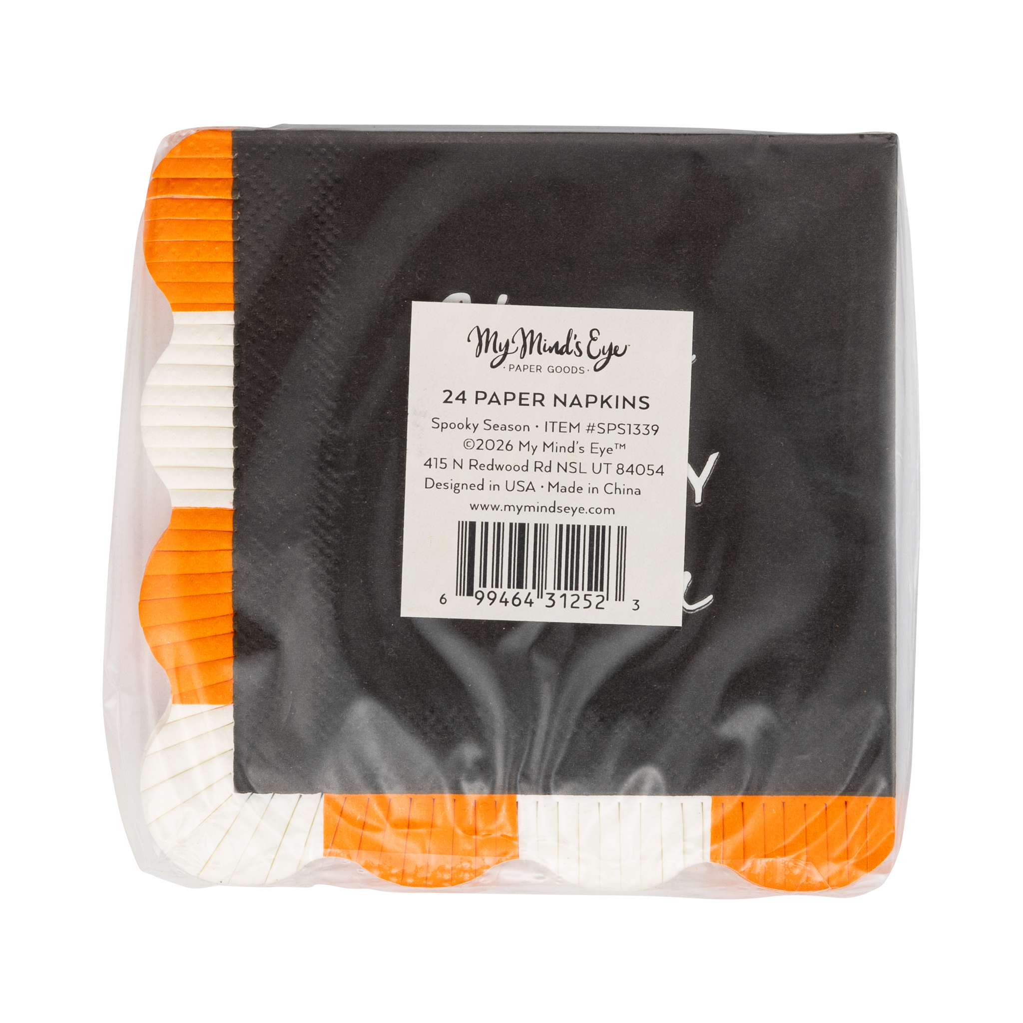 Happy Spooky Season Fringed Napkin