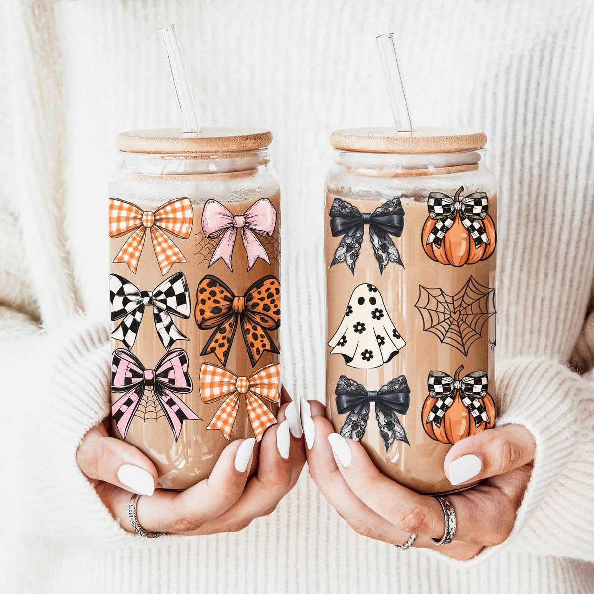 Fall Glass Tumblers