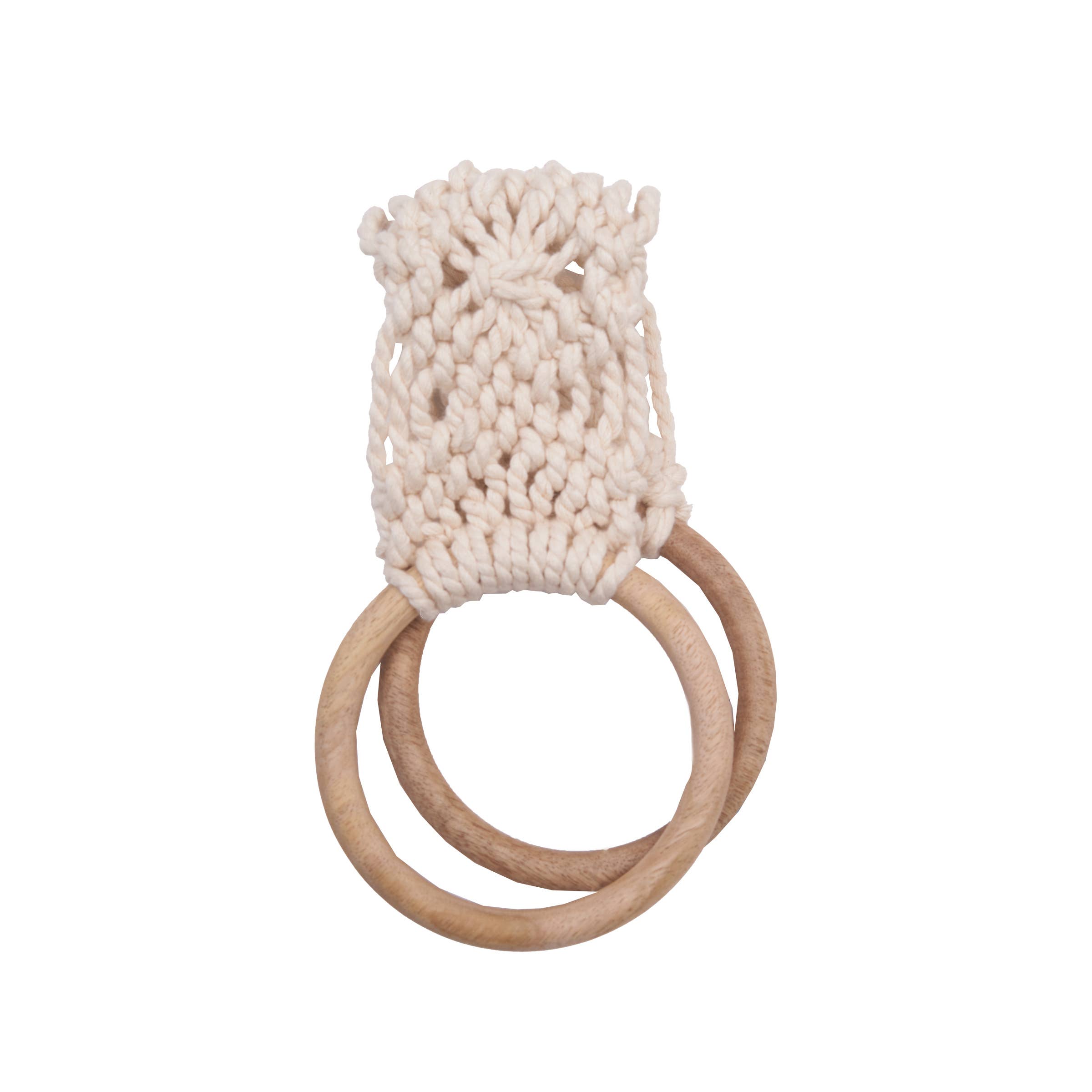 Macrame Kitchen Towel Holder