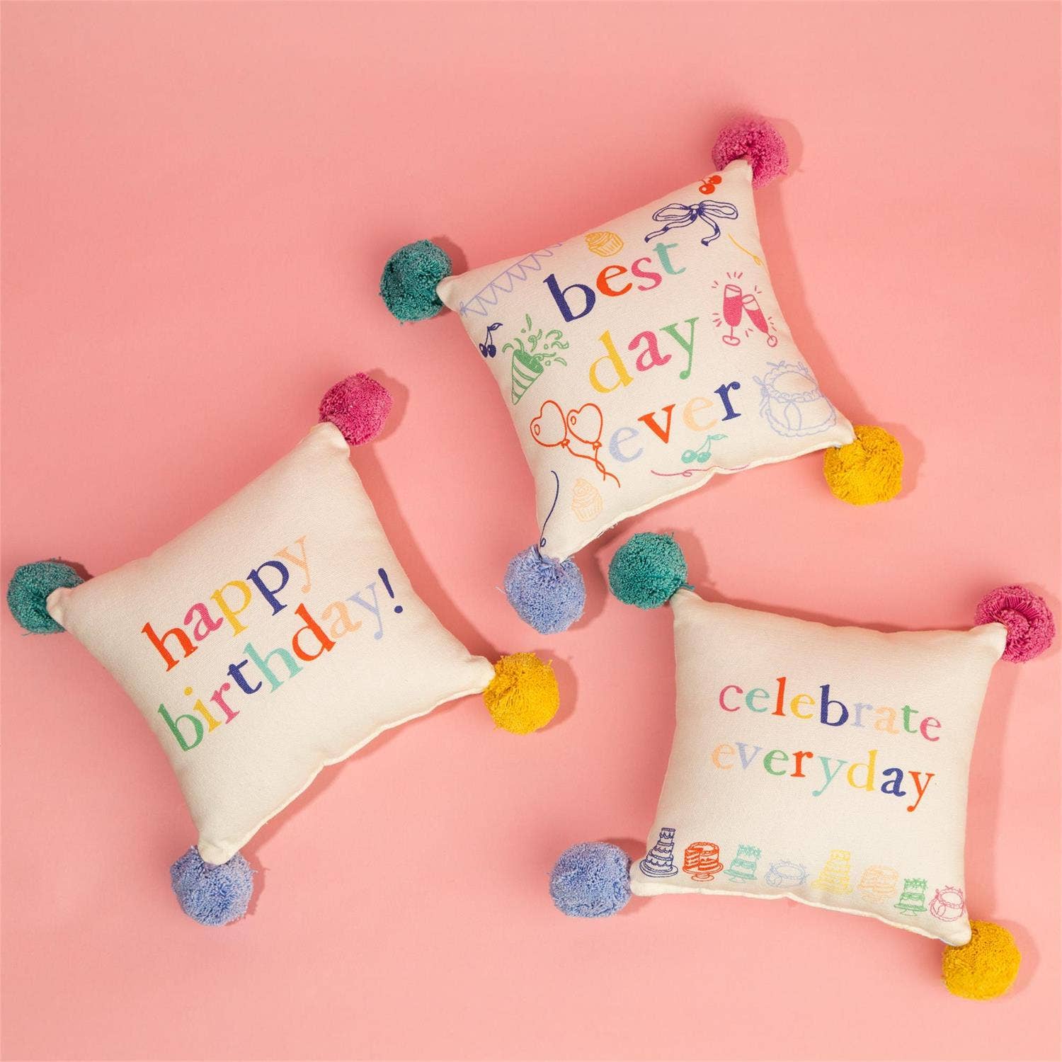Mini Pillows - Celebrate (3 Styles)