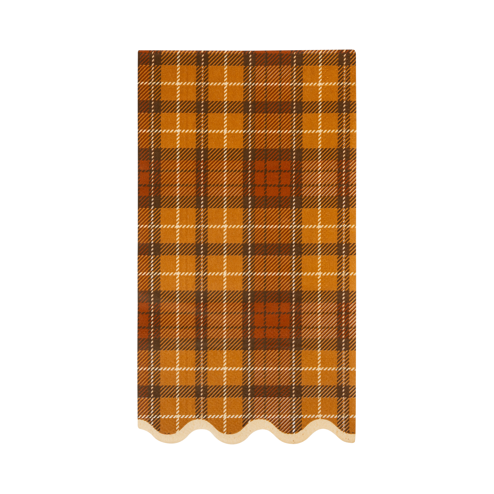 Autumn Plaid Dinner Paper Napkins