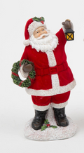 Christmas 6.5"H Resin Holiday Santa, 3 Asst