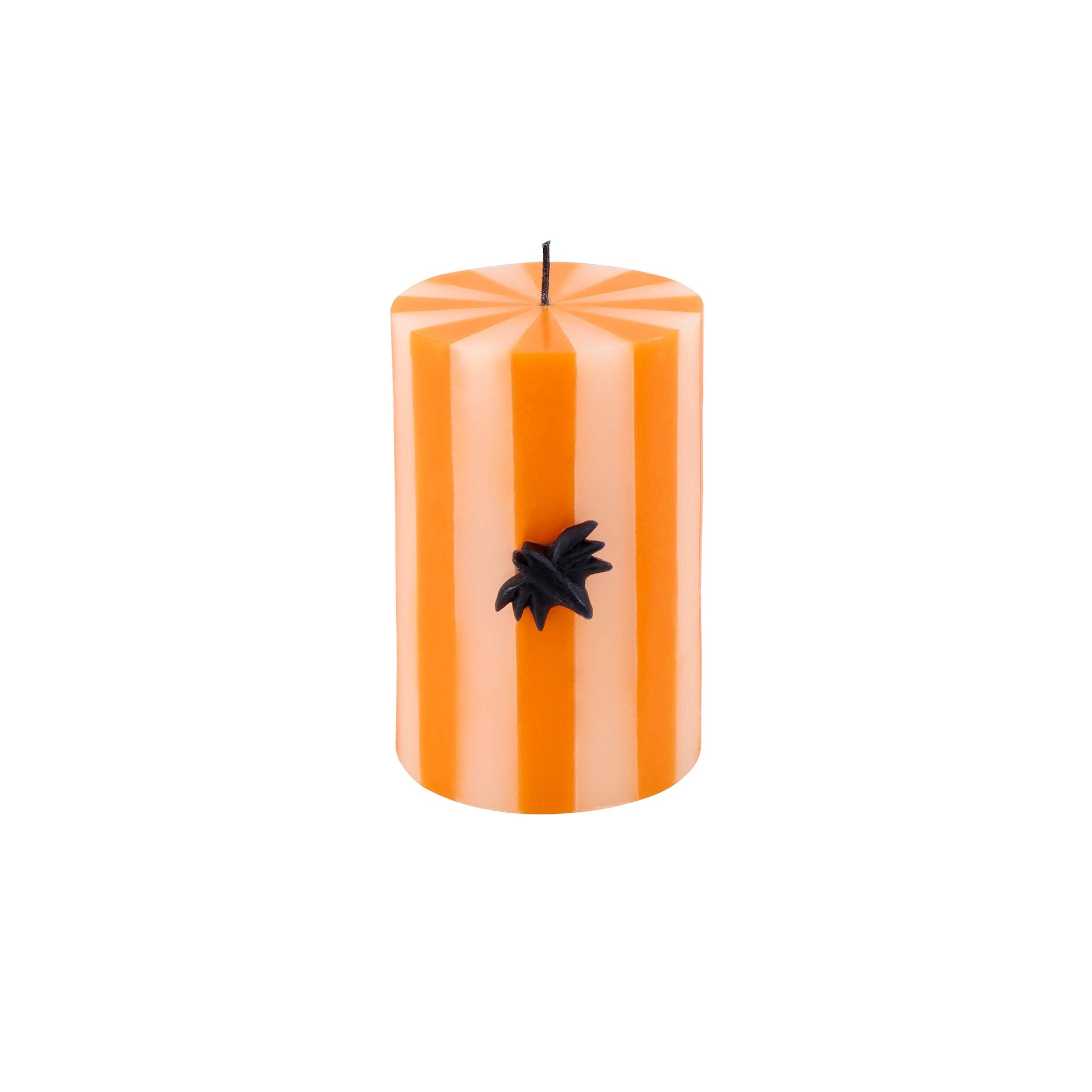 Halloween Striped Pillar Candles, set of 3