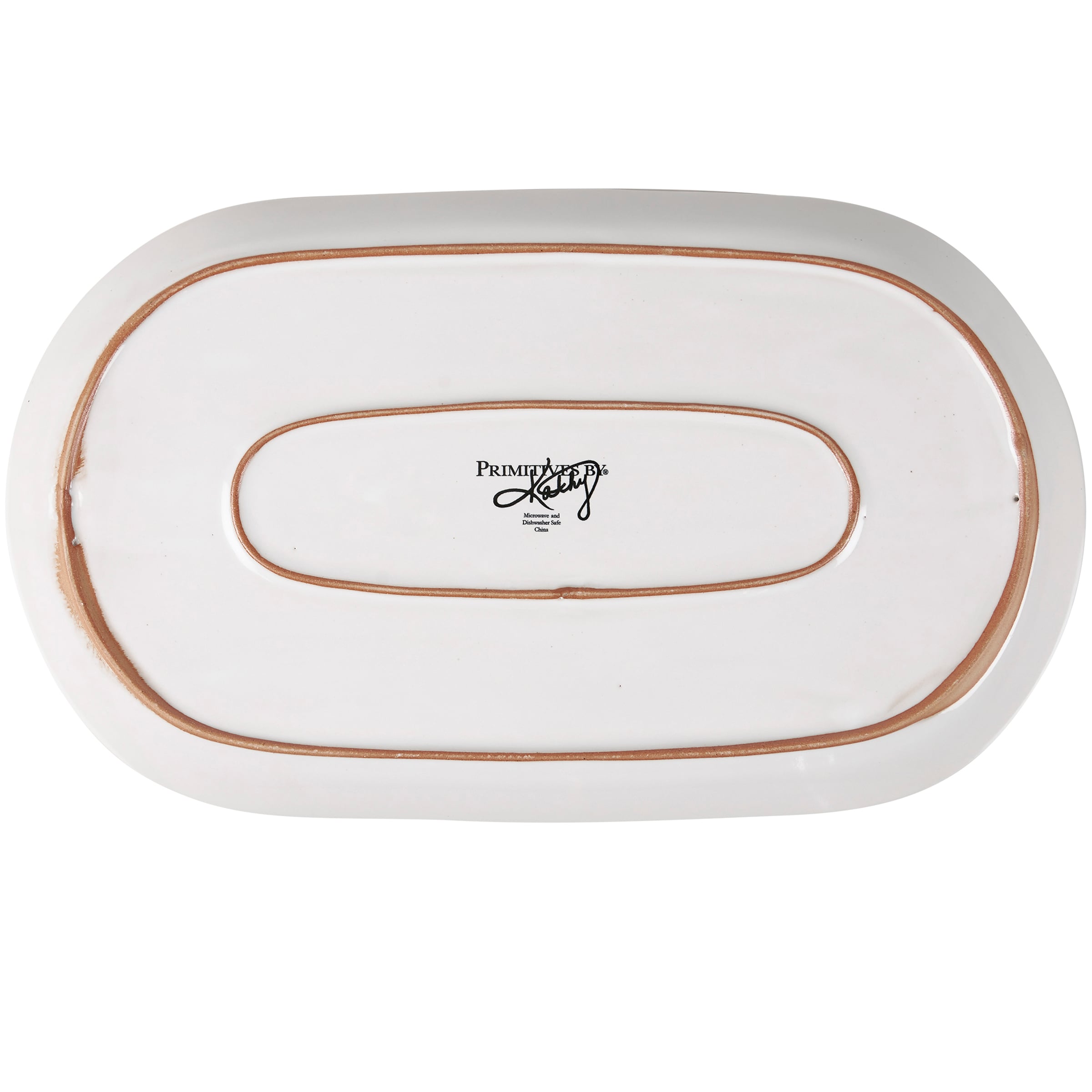 Snowflake Oval Platter