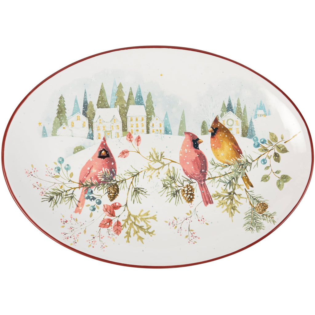 Cardinal Platter