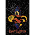 Happy Halloween Fleur de lis  Flag