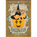13x18 Garden Happy Halloween Flag