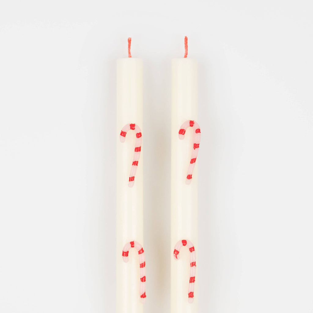 Candy Cane Table Candles