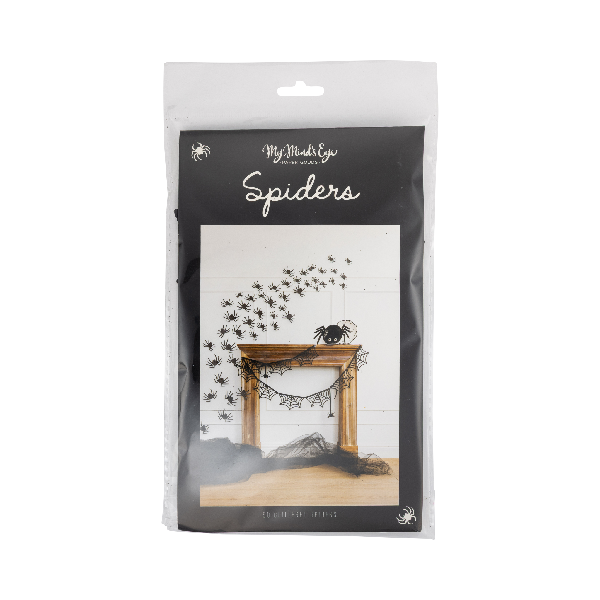 Glittered Wall Spiders
