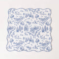 Frosted Blue Pine Toile Napkins