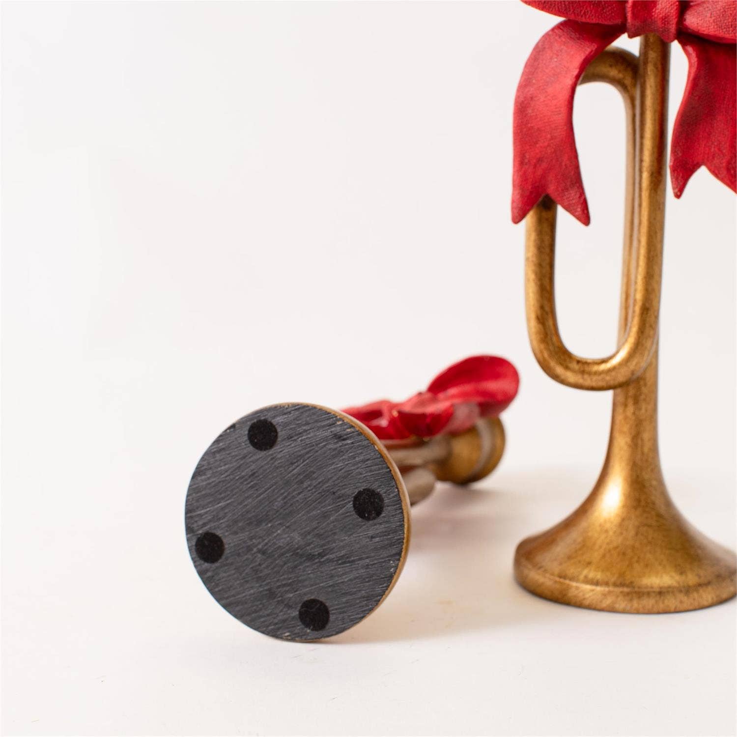 Holiday Bugle Candle Holder (Set/2)