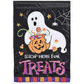 Garden Flag Stop Here For Treats