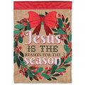 Flag Applique Burlap Jesus Is The Reason