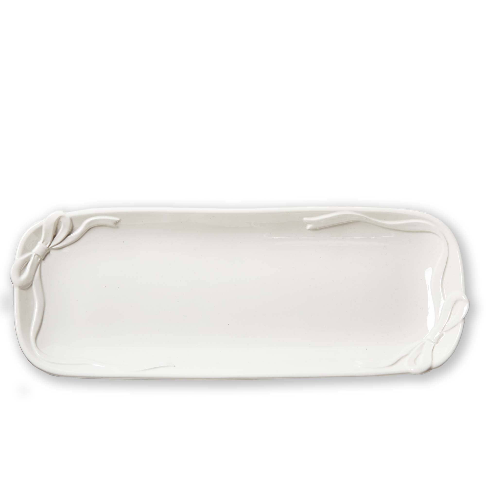 Christmas Very Merry Bow Platter