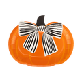 Bow Pumpkin Plate