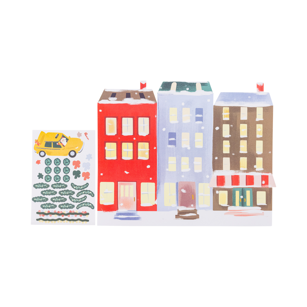 City Sidewalks Placemat with stickers