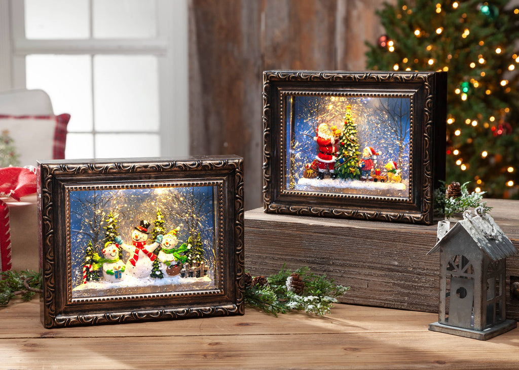 Christmas 9.5"L B/O Lighted Spinning Water