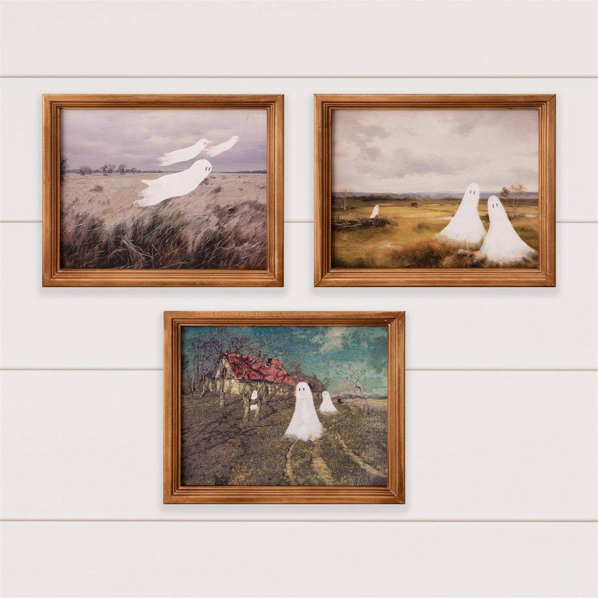 Haunted Landscape, 3 various Framed Prints