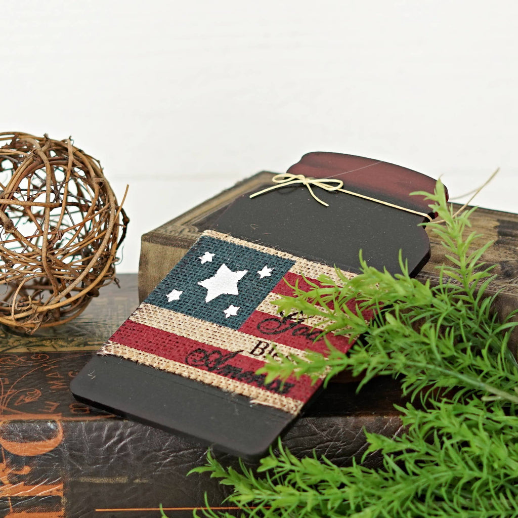 Americana Mason Jar Hanger