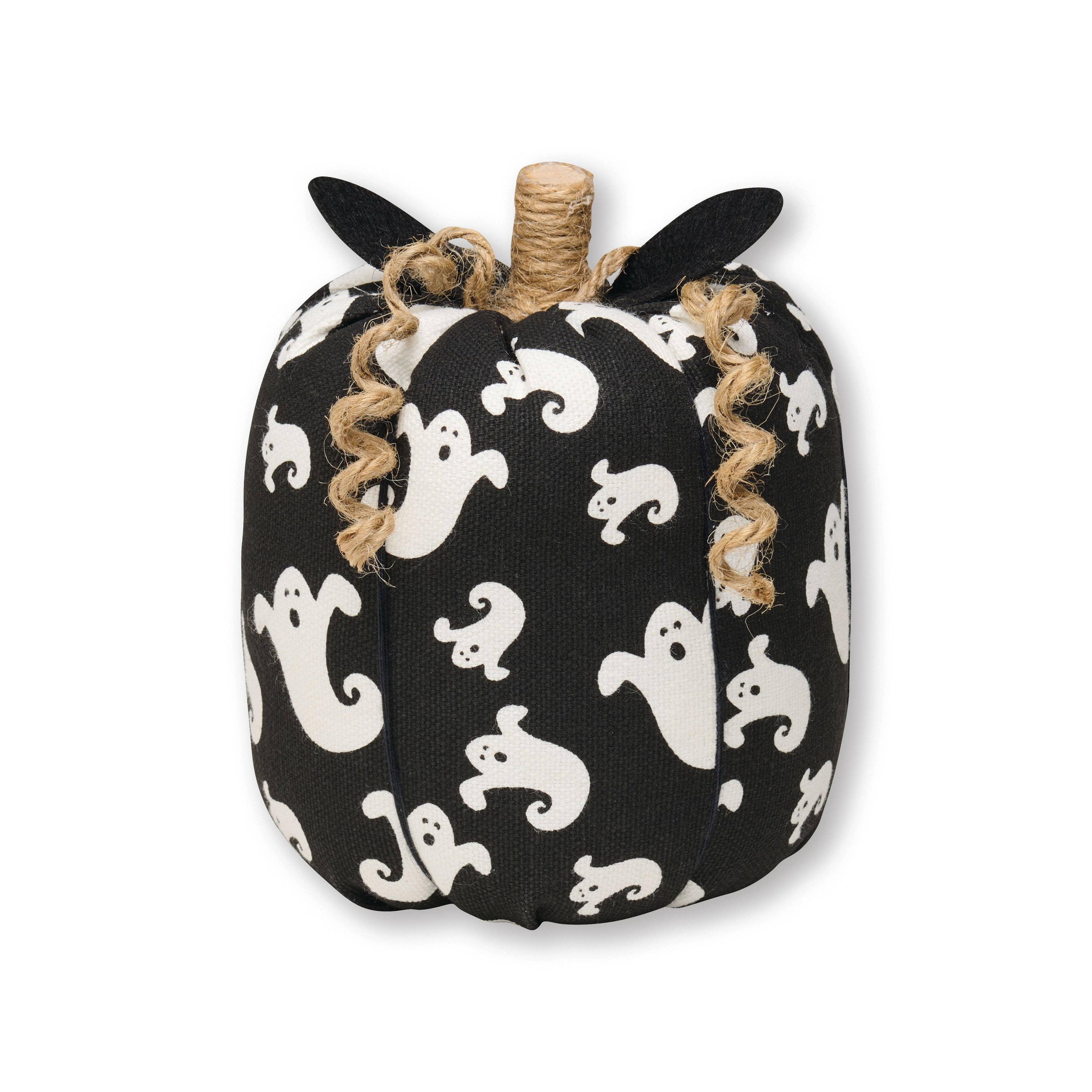 Ghost Halloween Fabric Pumpkin-large