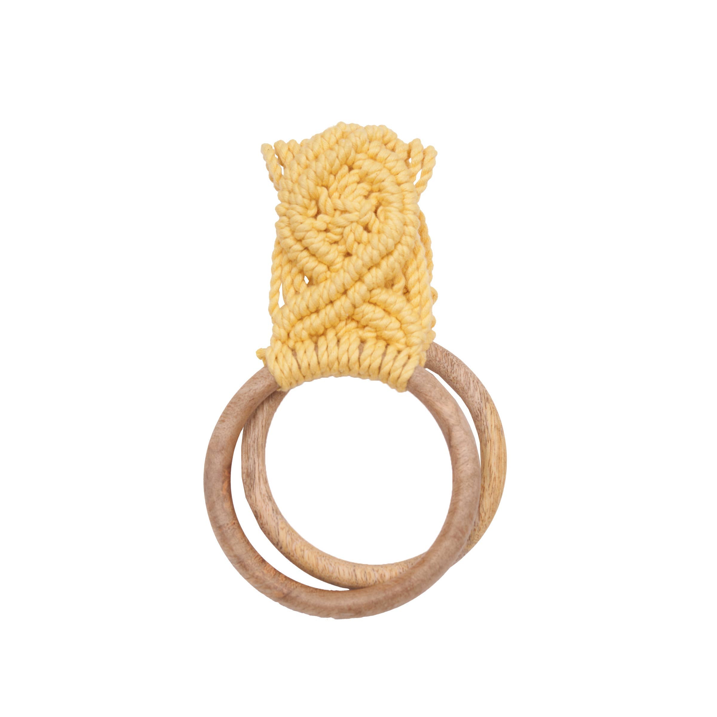 Macrame Kitchen Towel Holder