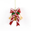 Royal Bell Ornament Gold/Red/Green 3.5x4.25in