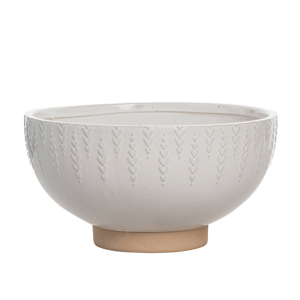 Ceramic 10.25" White Harvest Common Ground Bowl