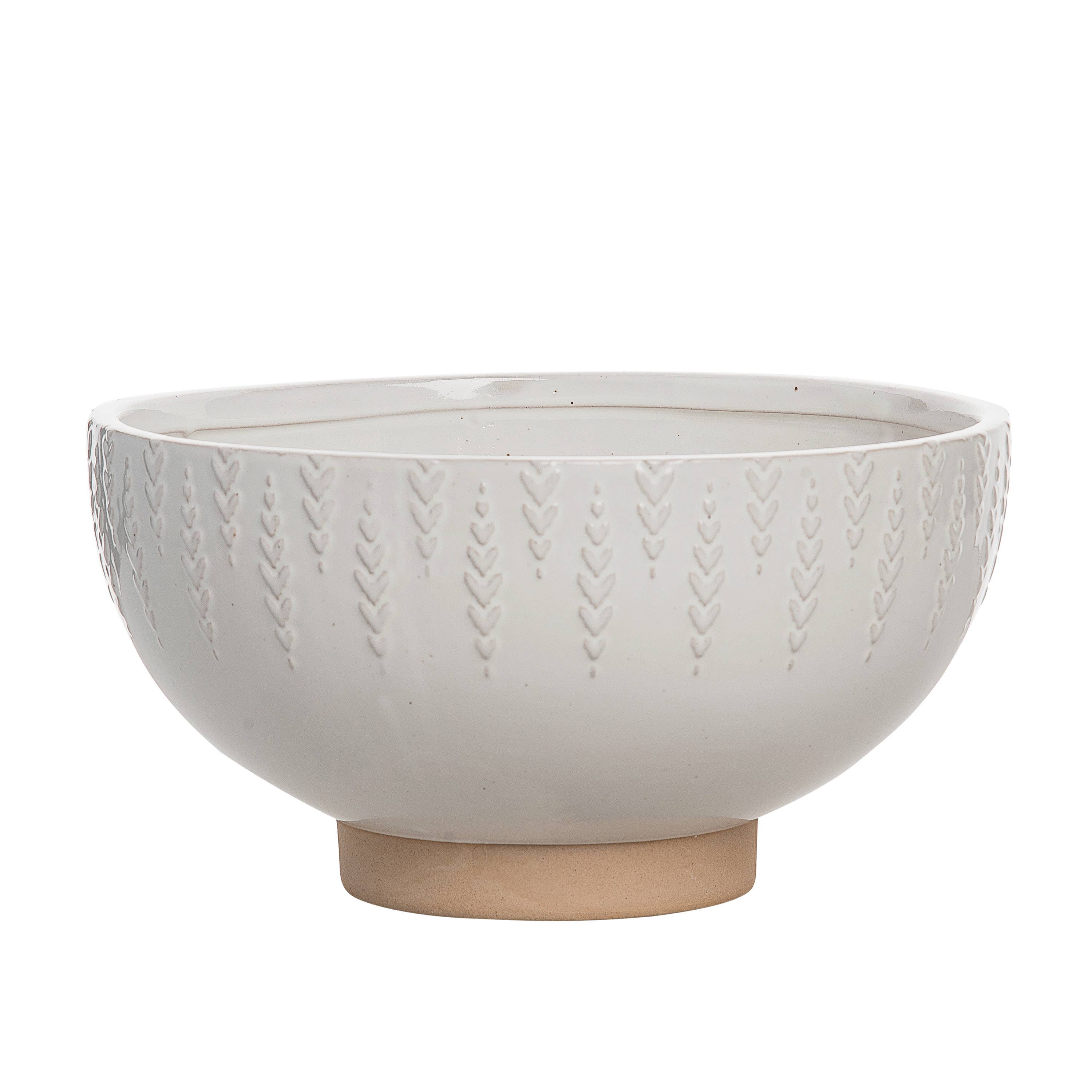 Ceramic 10.25" White Harvest Common Ground Bowl