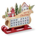 Christmas Sleigh Countdown Calendar Decor