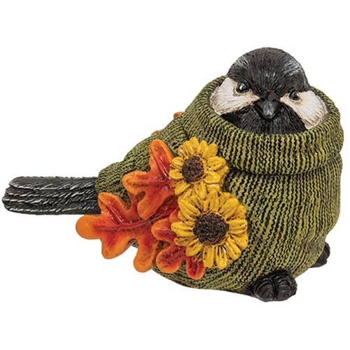 Resin Harvest Sweater Bird, set of 3