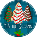Christmas Tree Cakes Wreath Sign