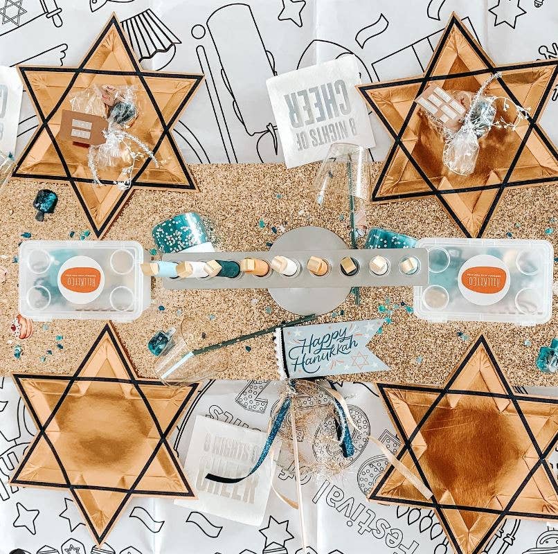 Hanukkah Coloring Tablecloth