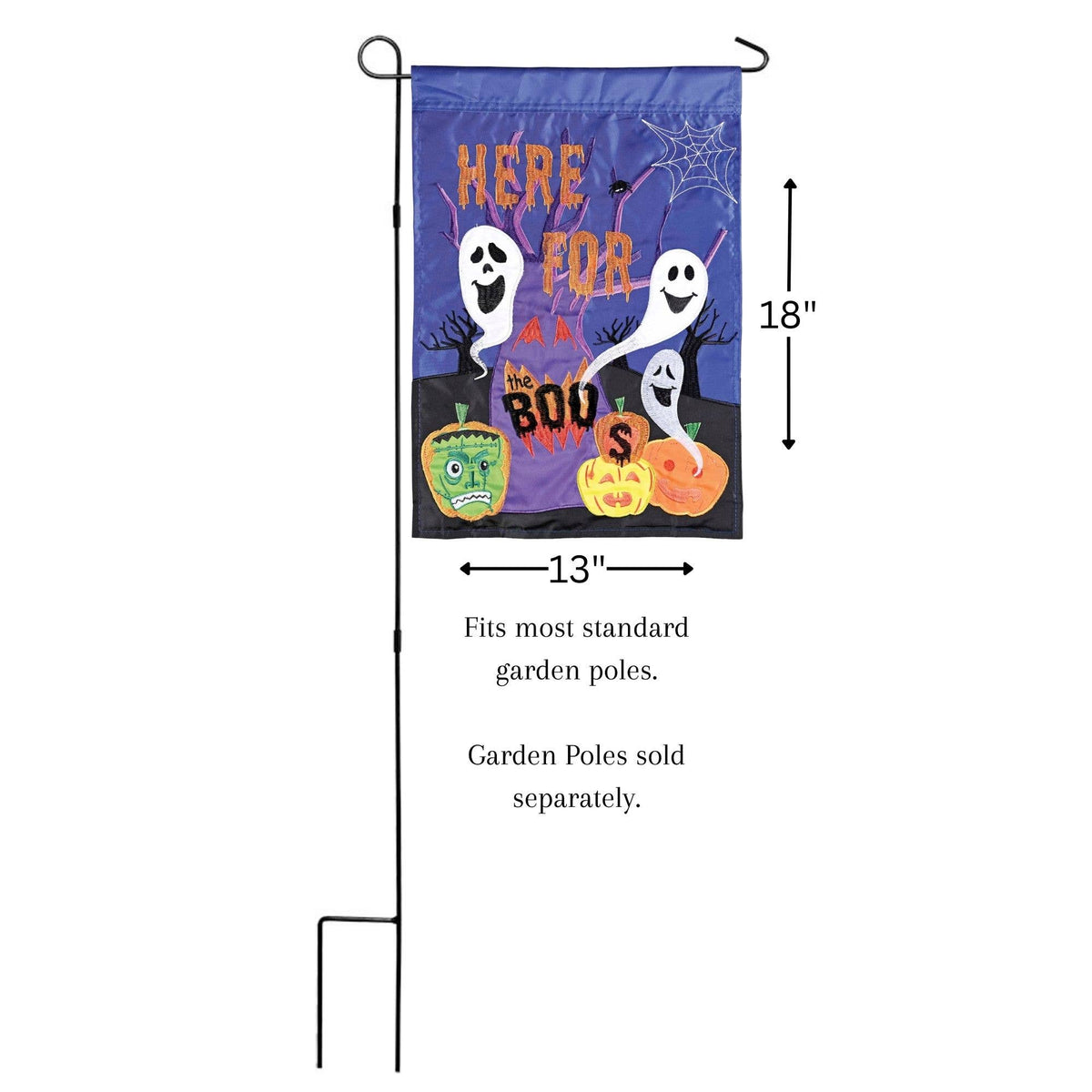 Flag Here For The Boos 13x18