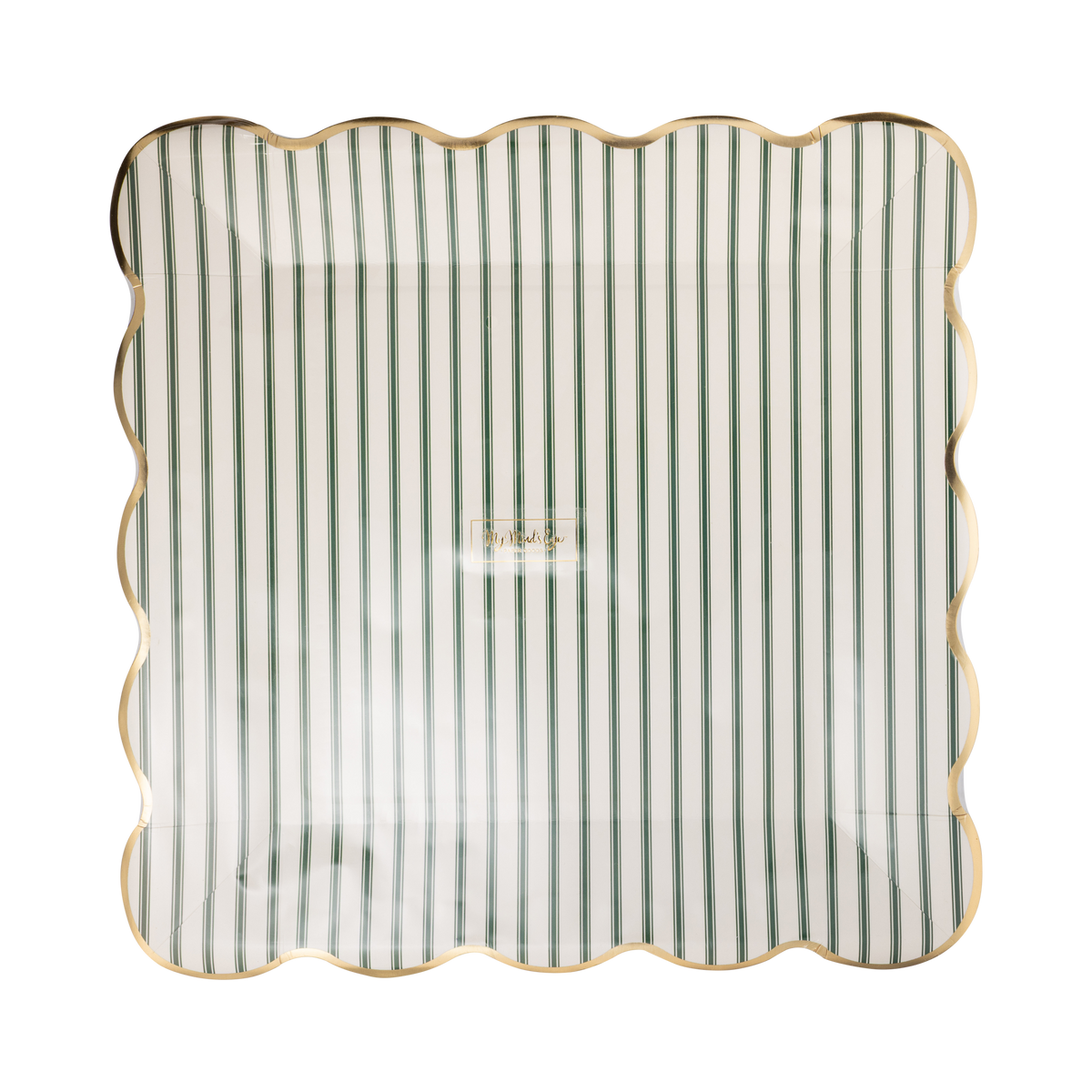Ticking Stripe Plate - 10"