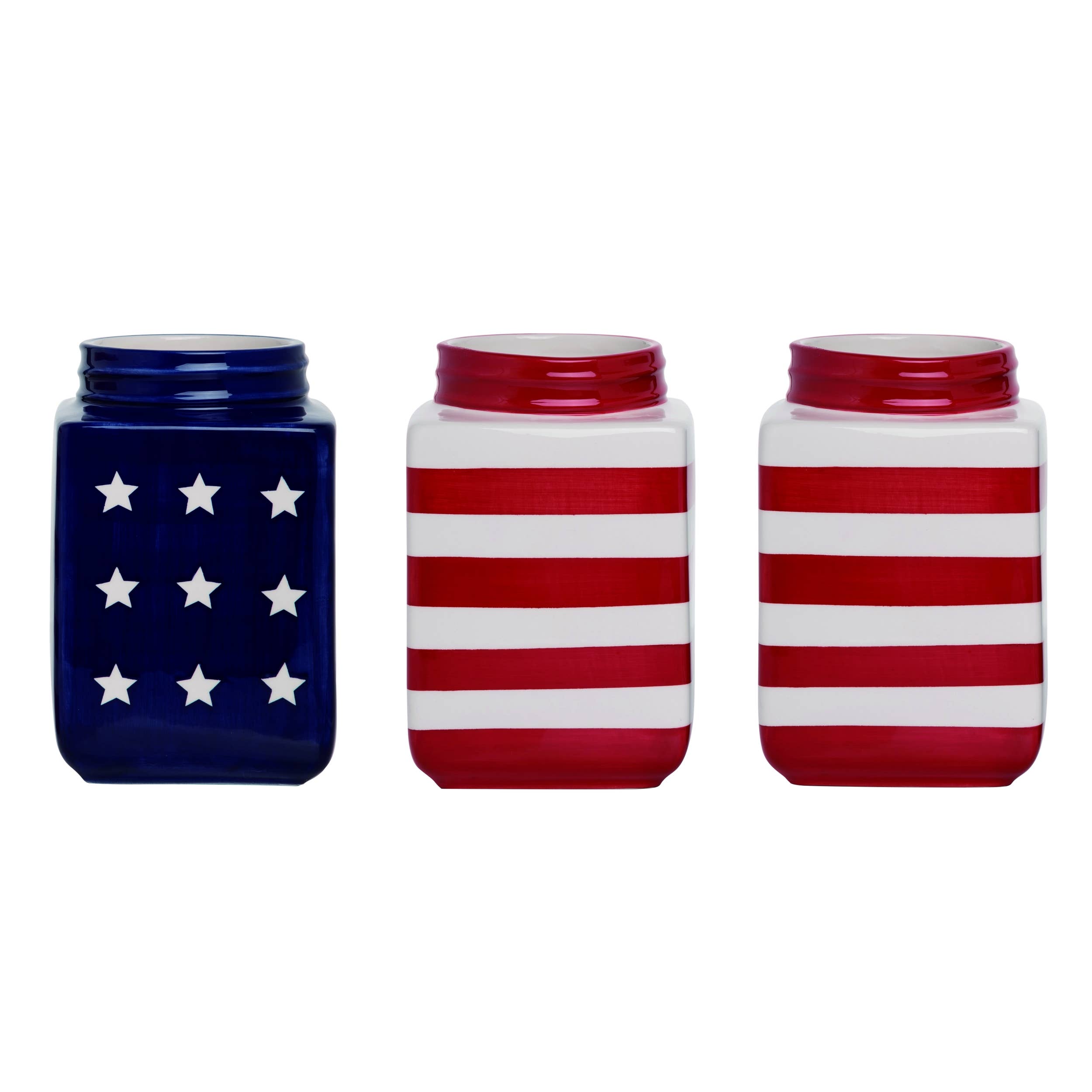 Dolomite Square Patriotic Set of 3