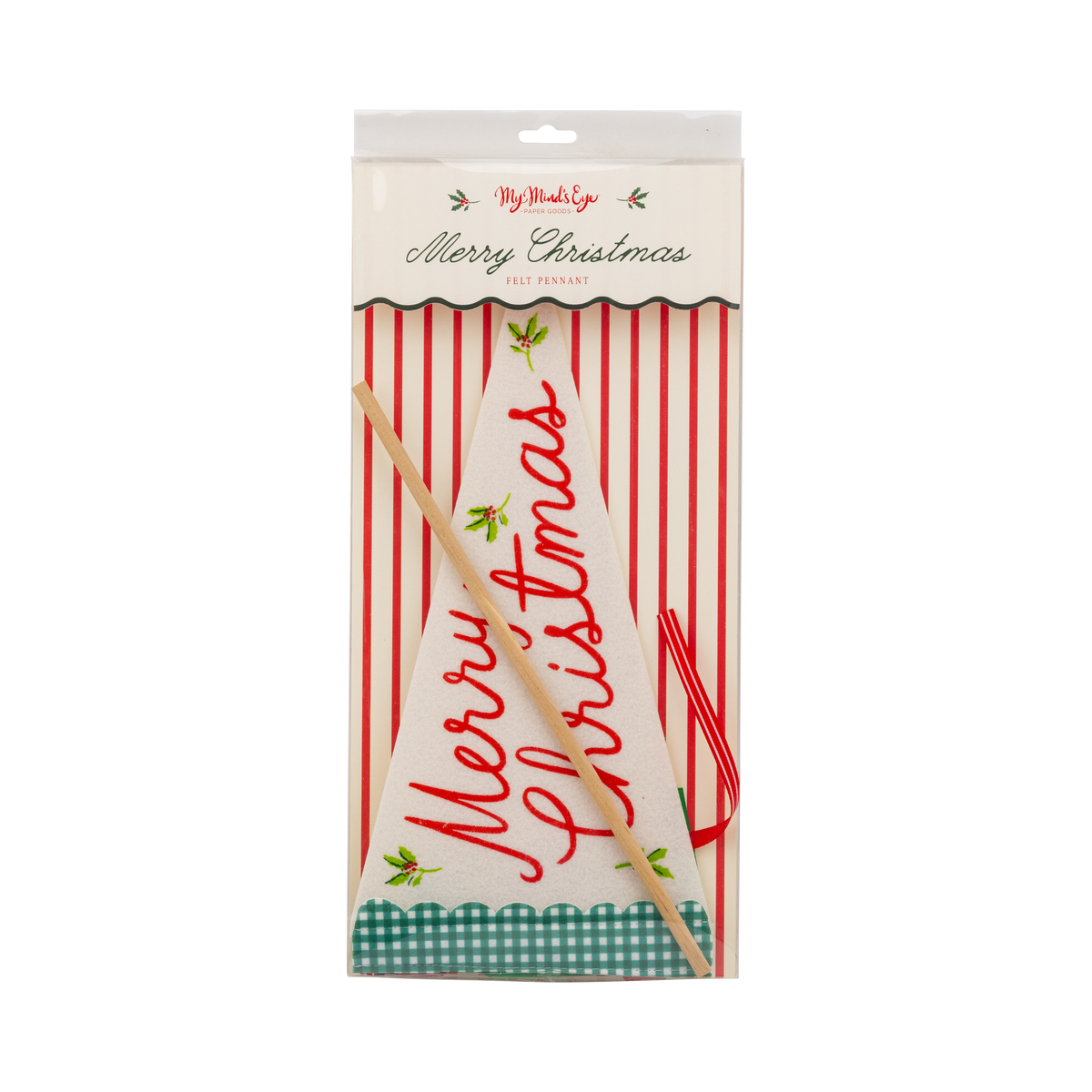 Merry Christmas Felt Pennant