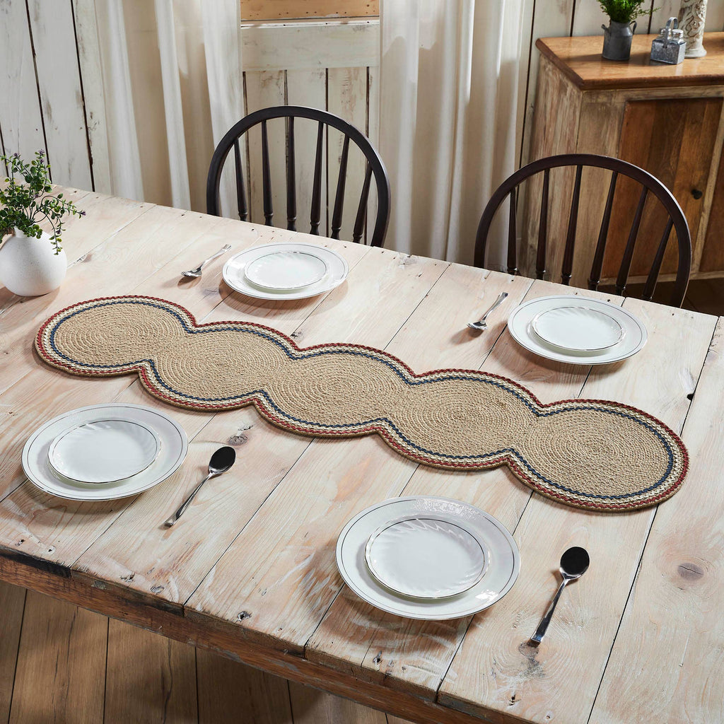 Americana Ric Rac Table Runner 12x48