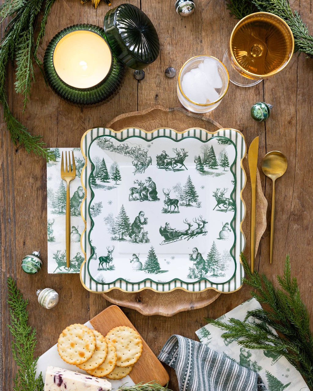 Ticking Stripe Plate - 10"