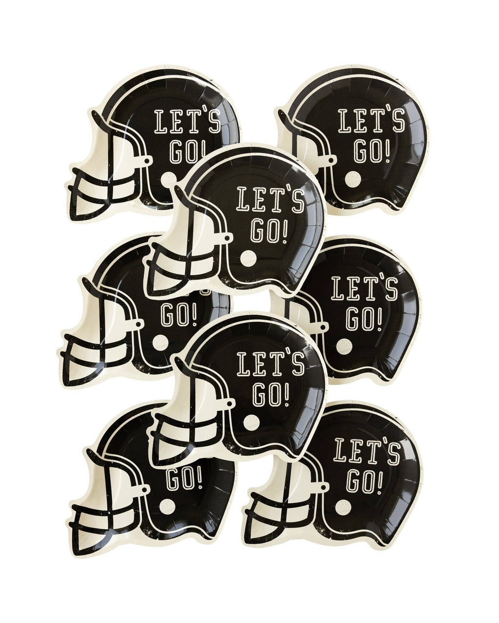 Football Helmet Shaped Paper Plate