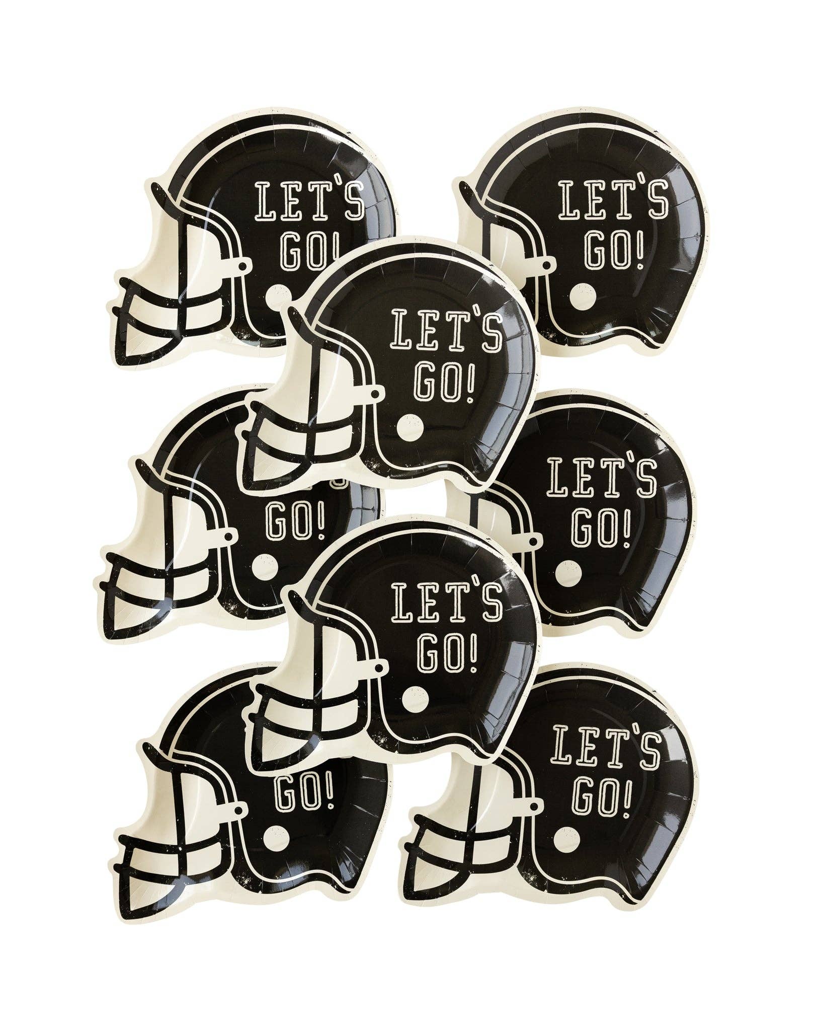 Football Helmet Shaped Paper Plate