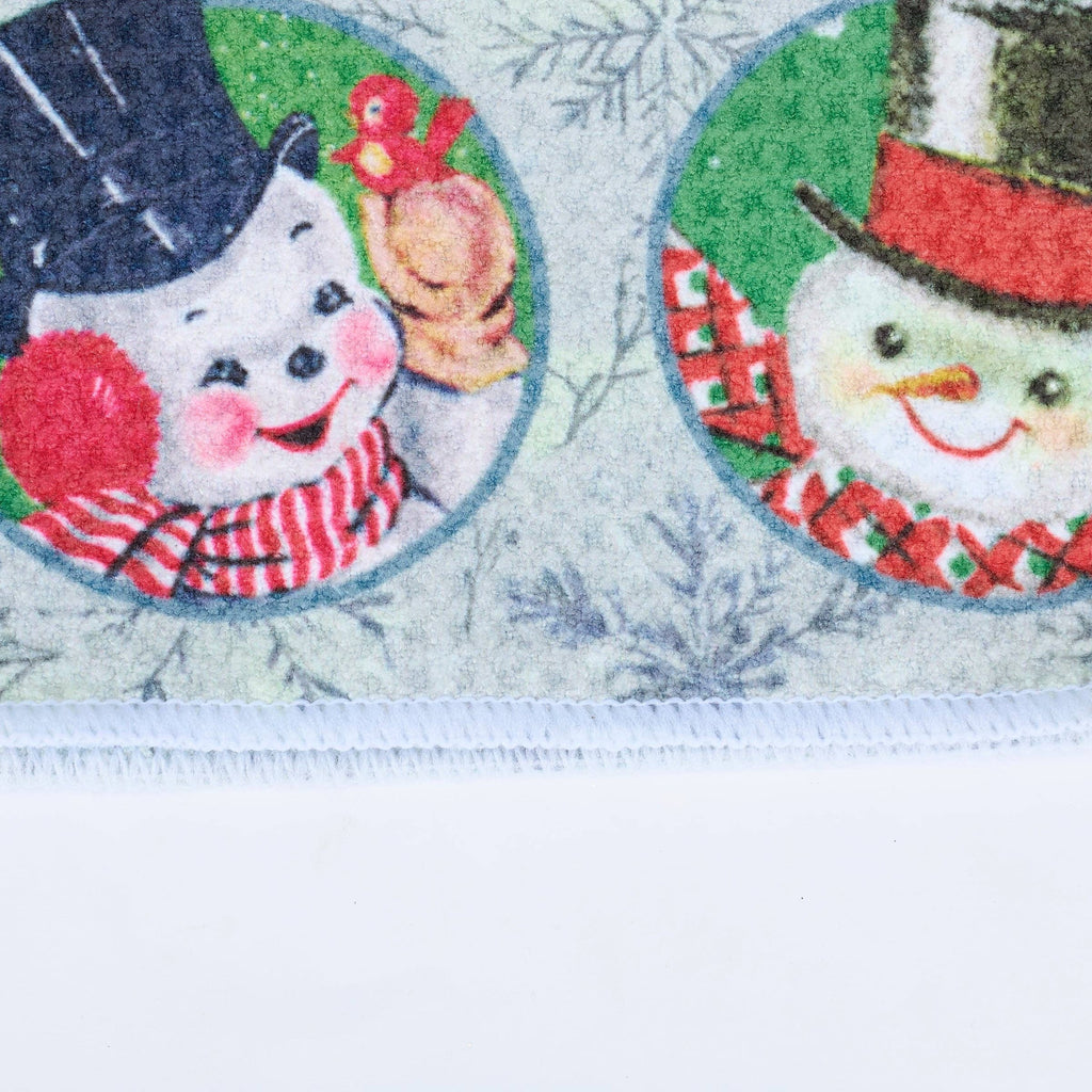 Retro Snowman Kitchen Towel