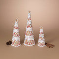 Christmas Clay Dough Holiday Gingerbread Trees, set of 3
