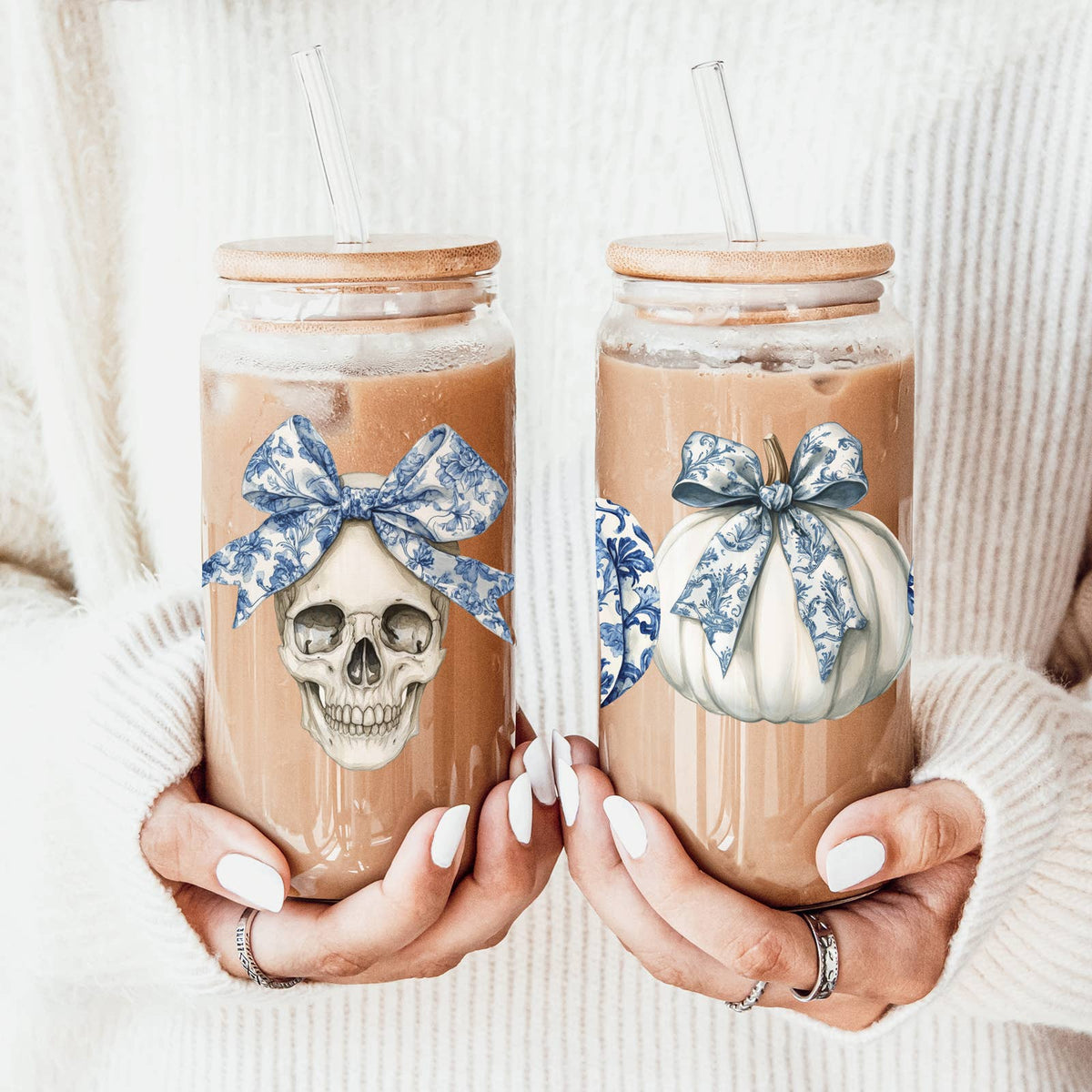 Fall Glass Tumblers