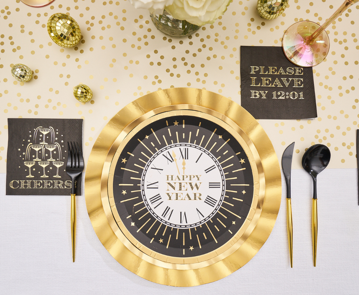 Midnight Sparkle Salad Plates/8pk