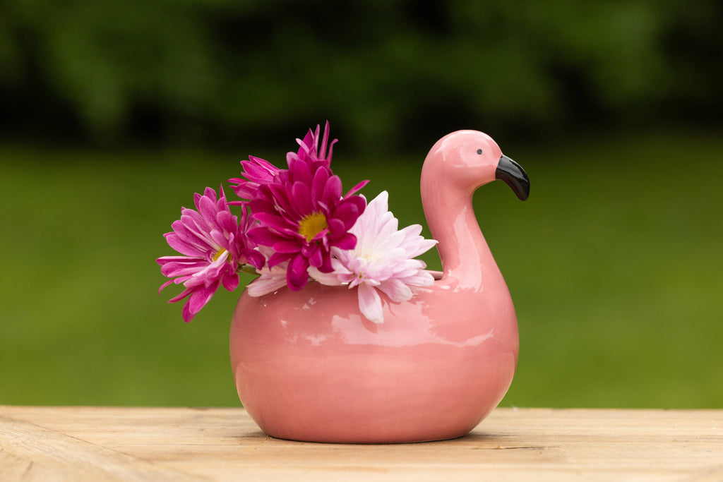 Flamingo Floatie Planter