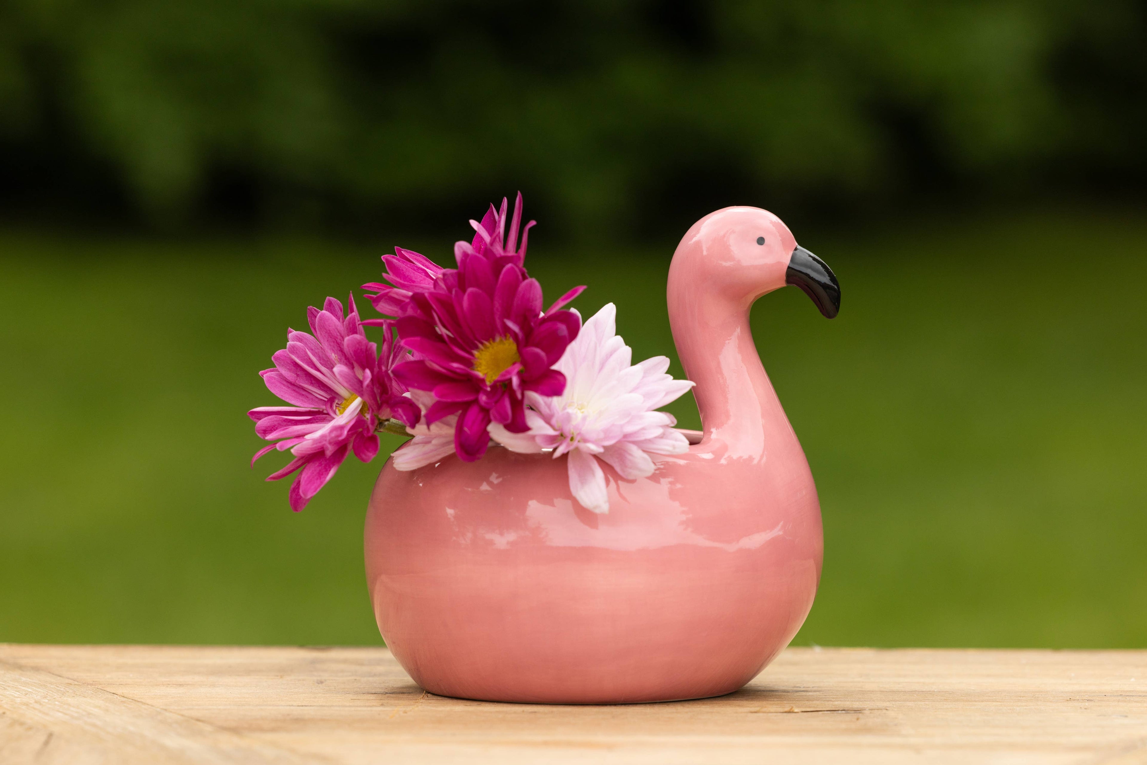 Flamingo Floatie Planter