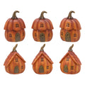 Set of 6 Little Pumpkin Houses