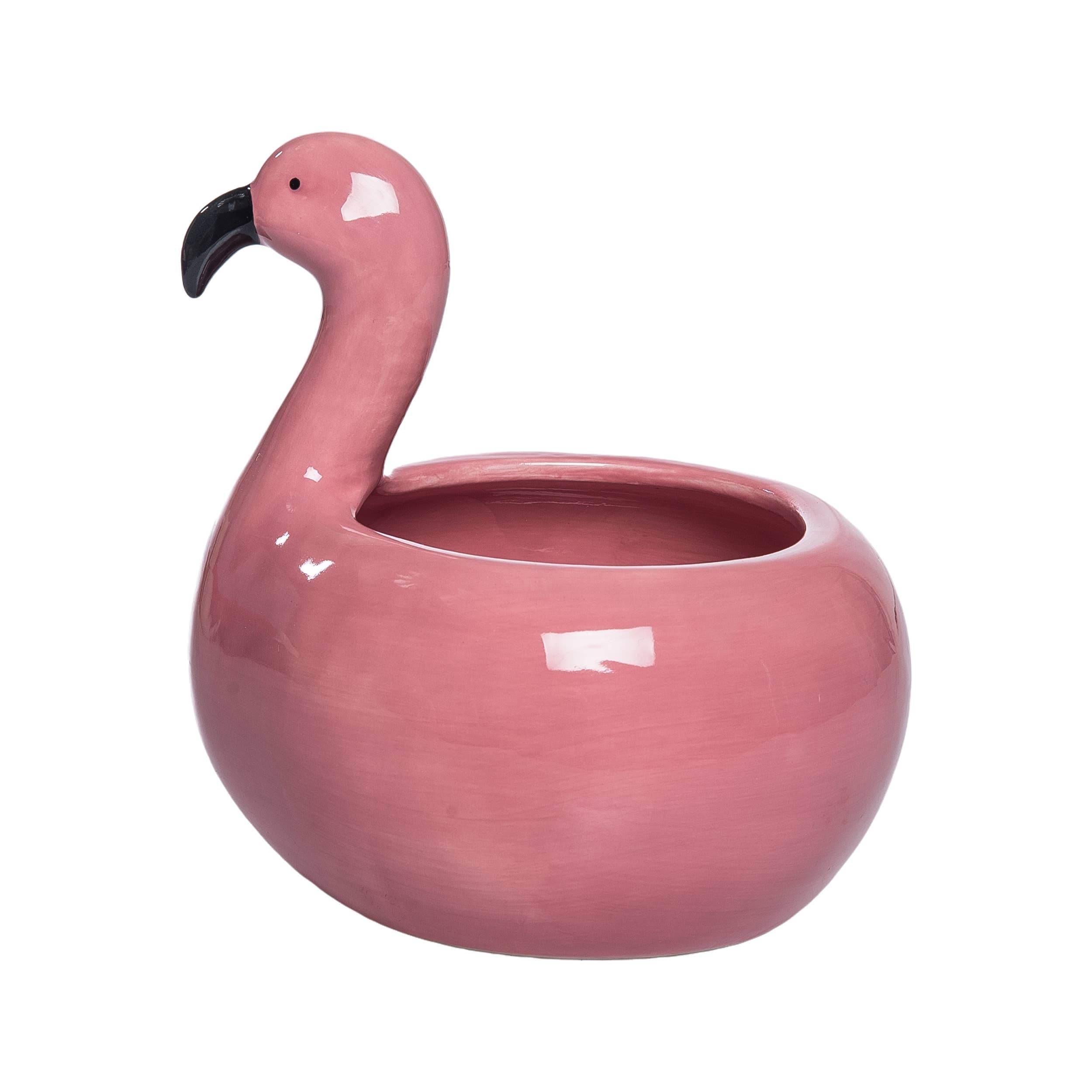 Flamingo Floatie Planter