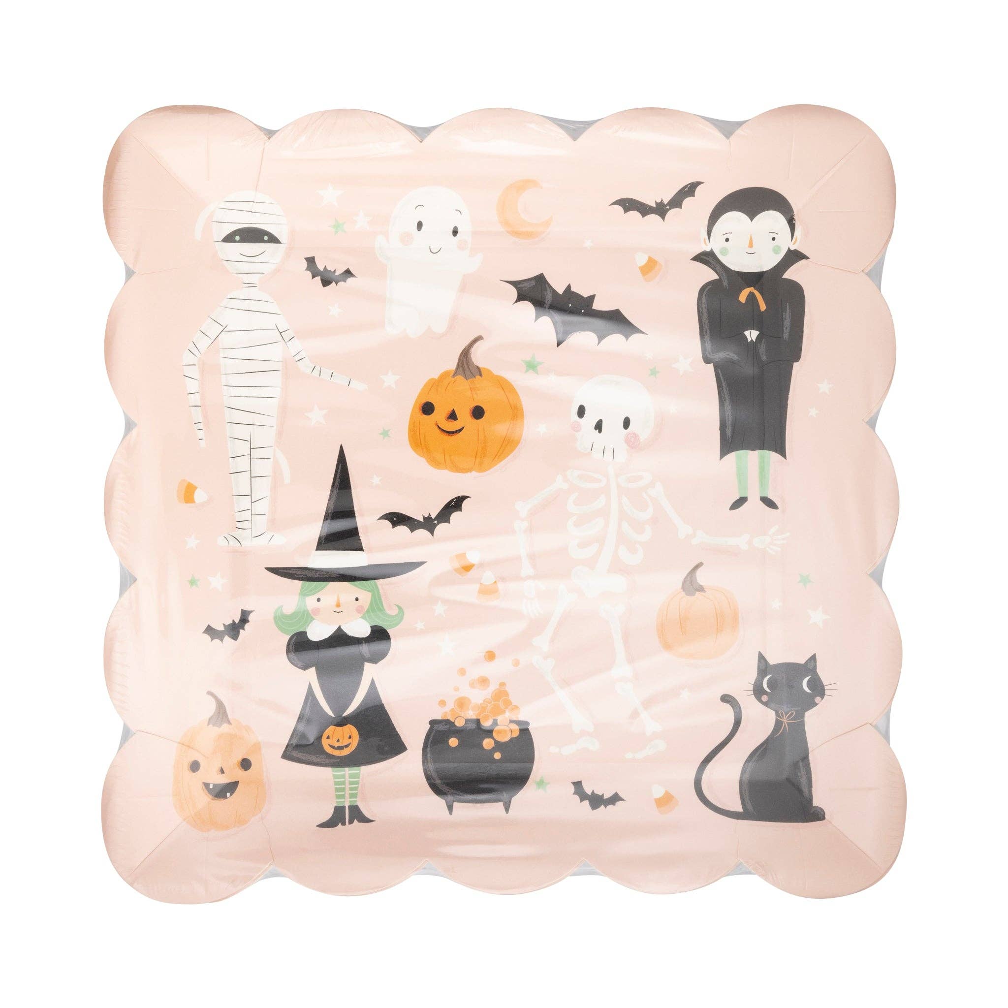 Halloween Characters Plate